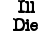 A 50x50 pixel animated buddy icon displaying sequential text frames with black serif font on white background, showing partial phrases "I'll before Die I deny" across two sampled animation frames arranged in a contact sheet layout.