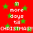 Red background with green stars and white text counting down to Christmas, repeating the phrase "11 more days till CHRISTMAS!!" twice.
