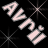 Animated contact sheet showing two frames of a pixelated 'Aali' text icon with gift box and heart symbols on black background.