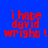 Red pixelated text 'i have david wright!' on blue background with white rectangular overlays in four quadrants.