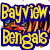 Pixelated tiger mascot with blue eyes and orange-black stripes, overlaid by yellow text on dark blue backgrounds.