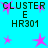 Cyan background with repeated text and pink star shapes in a , showing animation changes in star positions and text visibility