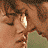 Animated sequence of a couple in period clothing sharing intimate moments, with text overlays for 'Pride & Prejudice' and 'Keira Knightley'.