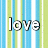 A static image with vertical stripes in light blue, green, and white, featuring pixelated text 'love', 'friend', and 'ship' on the left, and a horizontal equal sign on the right.