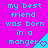 A static image with bright pink background and cyan text reading "my best friend was born in a manger" with a small heart symbol in the bottom-right corner.