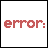Animated sequence of red and black pixelated text on white background forming a sentence about friendship, ending with 'error:' at start and end.