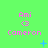 Green background with repeated pink text 'Ami <3 Cameron' and blue star-like symbols in three