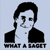 Pixelated static icon of a person with dark hair, light skin, and a black suit, with text below reading "FRANK A. LAGET".