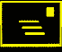 Yellow document icon with horizontal lines and square corner element on black background, shown in multiple orientations including front-facing, angled, and side views.