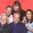 A 2-frame contact sheet showing a group photo of people and a dog on the left, with green text reading "Original Icons .com" on a dark background to the right.