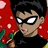 Pixelated character with dark hair and black glasses holds a red object against a pink background with "MERRY CHRISTMAS SEAN" text.