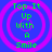 Four identical circular icons with concentric pink rings on a blue background, each displaying green text reading "Top It Up With A Smile".