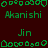 Green pixelated text and symbols on dark red background with partial white area, displaying repeated names and decorative elements in a