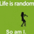 Green background with pixelated text and a black silhouette figure in motion, split into two sections.