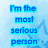 Blue text on light blue background with star outlines, displaying sequential phrases about being serious and chosen.