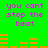 Green background with pink text reading 'you cant stop the beat' and orange audio waveforms in a repeating pattern.