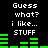 Pixelated text and green bar graphs on black background, repeated in two vertical with slight bar graph variations