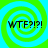 Four identical display a bright green and cyan spiral background with black text reading "WTF?!?!" in the center of each