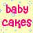 A static contact sheet of a 4-frame animated icon featuring pink text on a yellow background with blue pixelated shapes, partially cropped at the bottom right.