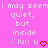Pixelated text on bright pink background with red heart symbol, repeated twice side-by-side.