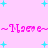 ~Maeve~ ~Maeve~ text in pink pixelated font on light purple background with cyan plus signs.