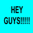 A static image with cyan background displaying fragmented text in black capital letters across multiple lines and positions.