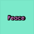 A four- displays text and a photo: 'Peace' on cyan, 'Love' on magenta, three people in the bottom-left, and empty gray space