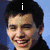 A four- of pixelated celebrity images with text overlays, each showing distinct subjects and backgrounds