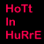 Pixelated image with red text on left and partial face on right against black background