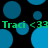 Animated pattern of blue circles on black background with green text repeating 'Traci <33' across two