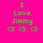 Green pixelated text "I Love Jimmy" with three heart symbols on four distinct background colors.