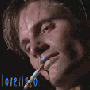 A four- shows a person with changing facial expressions and hair states, with blue text reading 'lameriso' in the bottom-left