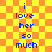 Blue text on a yellow-orange checkered background reads "i love her so much" in two vertical with a subtle glow effect
