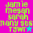 Pixelated text list with names and symbols on four colored backgrounds, featuring a star that changes color between frames.