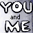 A repeating pattern of text elements in white, black, and blue on a gray background with subtle pixel variations across repeated sections.