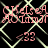 Animated icon with repeating pink text 'Chelsea Autumn' over a black background with light green diamond pattern, featuring two identical <33 symbols below each text block