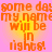 Pixelated orange text on a pink-to-yellow gradient background repeats the phrase 'some day my name will be in lights!' across four identical