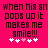 Pixelated text on bright pink background with heart symbols below, showing animation where one white heart changes to light pink.