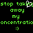 Green pixelated text on black background with a white cursor blinking over 'taking', repeated text layout, and a smiley face at bottom.