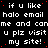 Static digital image with repeated white text on black background, featuring red pixel dots and a gray rectangle in the bottom-right corner.