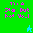 Pixelated text and star icons on four colored backgrounds with one animated color change.