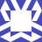 Blue and white pixelated geometric pattern with central white square surrounded by eight blue triangular shapes forming a star-like border.