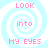 Four identical pixel-art display pink text over a light blue spiral background with white outlines