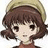 A pixelated anime-style character with brown hair and a beige hat on the left, next to black background text reading "Anime IM" and "COM" in white pixelated font on the right.