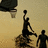 Silhouette of basketball player dunking with another figure nearby, text overlays change across frames on a beige background.