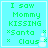 Four identical pixelated display green text on cyan background with snowflake and cross symbols