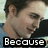 six pixelated showing a person in a blue shirt with text overlays reading Because, Bitch, Edwards, the, bomb, and like