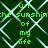 Green background with white diamond-shaped pattern and repeated green text reading 'ur the sunshin:he sunshin of my life' in pixelated font
