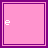 Animated contact sheet of a pink-themed buddy icon showing the progressive text animation of 'emily' with blue cursor and heart symbols across 25 sampled frames.