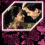 Six hexagonal arranged in a show sequential poses of a person with dark hair against a purple cracked background